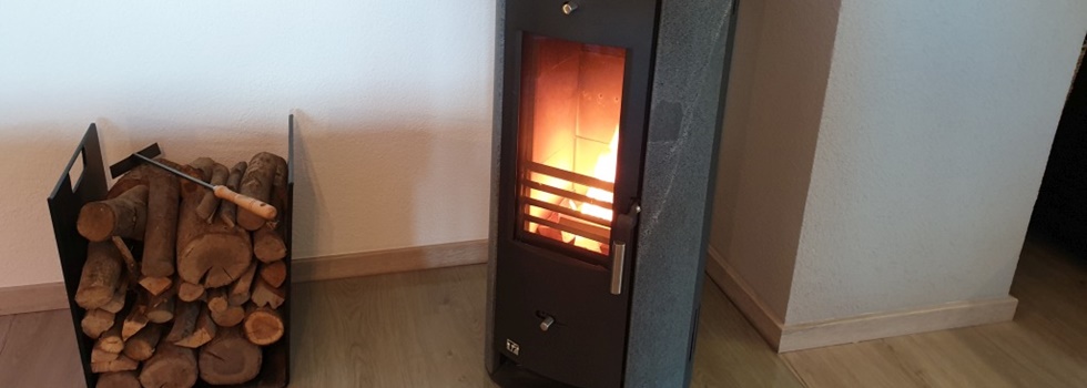 Kamin in der Ferienwohnung