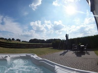 Ferienwohnung Zingsheld Terrasse mit Pool