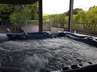 Whirlpool auf Terrasse